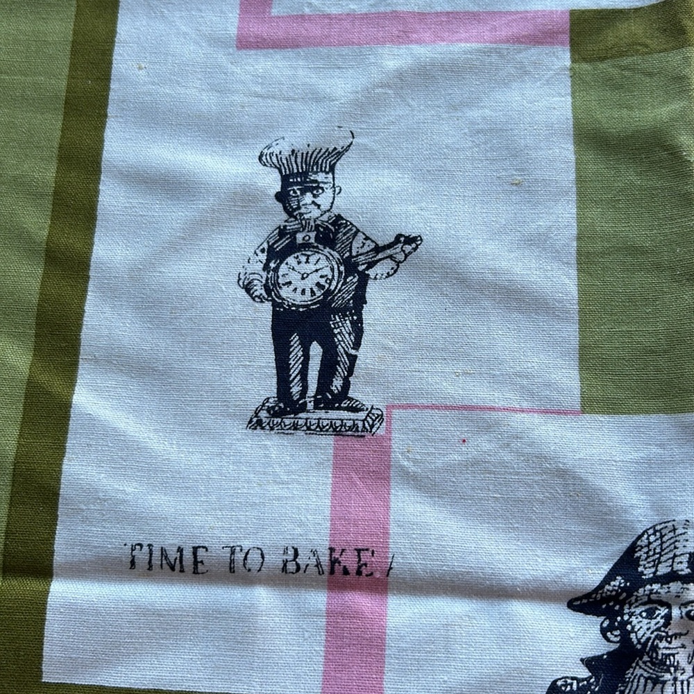 Field crest vintage kitchen fashion T Towel time to & time for made in USA nwot. - Picture 13 of 17